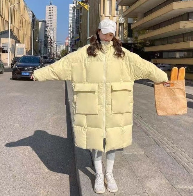 Korean Version Of Loose Padded Coat - WOMONA.COM