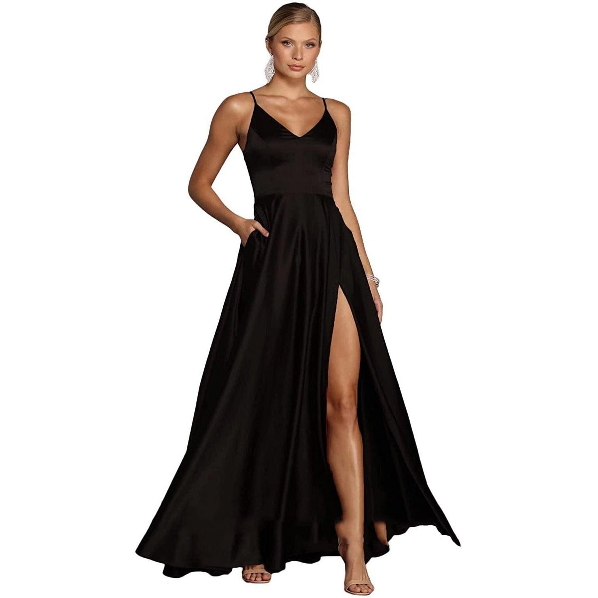 Women's Versatile Casual Temperament Long Dress - WOMONA.COM