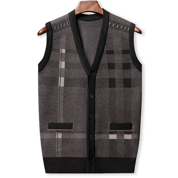 Thickened Vest Middle-aged And Elderly Knitwear