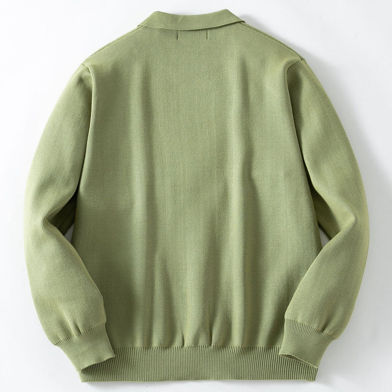 High-density Sweater Shirt Collar Long Sleeve - WOMONA.COM