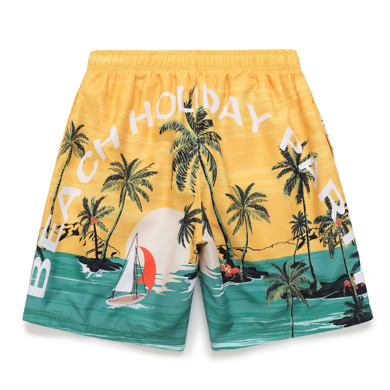 Coconut Pattern Beach Shorts For Men And Women - WOMONA.COM