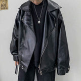 Fleece Loose Pilot Parker Biker Jacket - WOMONA.COM