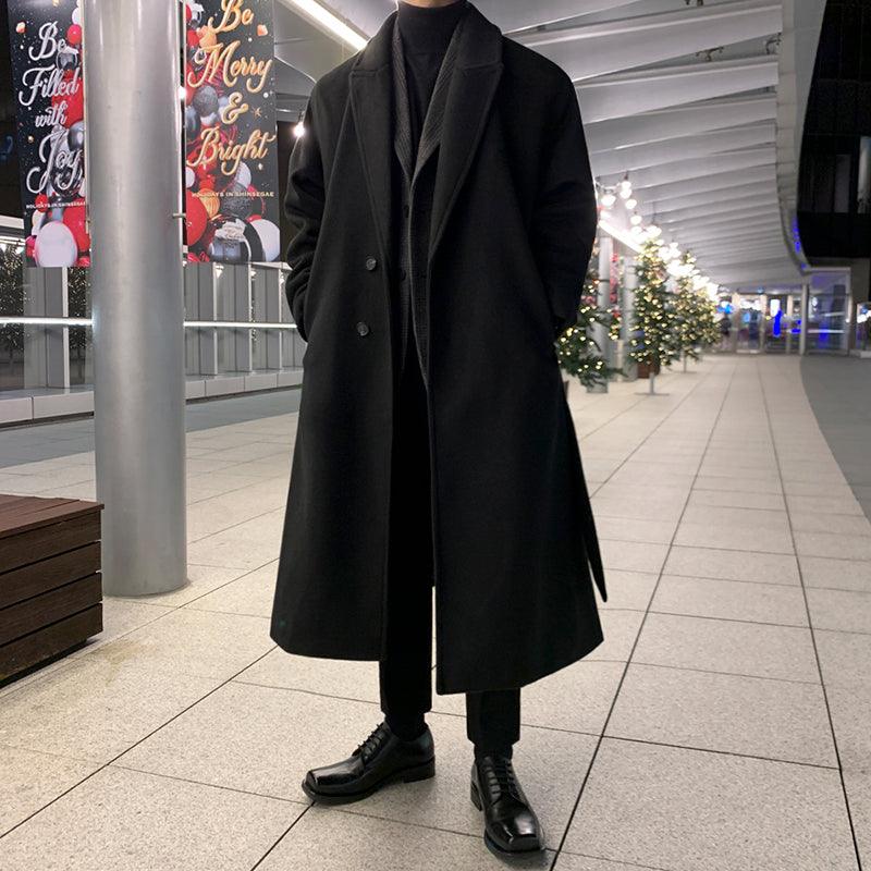 High-grade Knee-length Trench Coat - WOMONA.COM