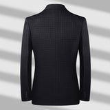 Knitted Texture Leisure Suits For Men Top - WOMONA.COM