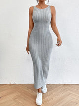 Style Sleeveless Sexy Suspenders Sheath And Fitted Dress - WOMONA.COM