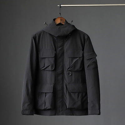 Jacket Men Windproof And Waterproof Multi Pockets - WOMONA.COM