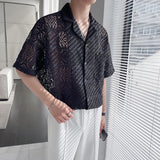 High-grade Cuban Collar Hairdresser Shirt - WOMONA.COM