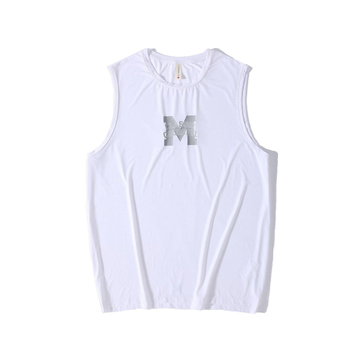 Summer New Letter Print Sleeveless T-shirt Men - WOMONA.COM