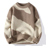 Autumn Youth Student Contrast Color Sweater Knitwear - WOMONA.COM