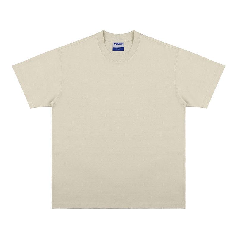 Cotton Solid Color T-shirt For Men And Women - WOMONA.COM
