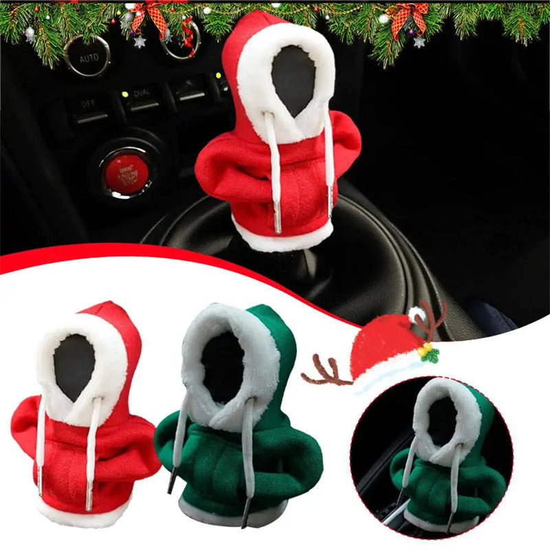 Christmas Hoodie Car Gearshift Cover - WOMONA.COM