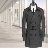 Plus Fat Plus Size Young Cashmere Coat - WOMONA.COM