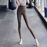 Fleece Thickened Leggings Winter - WOMONA.COM