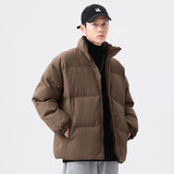 Men's Thickened Cotton Coat Stand Collar Bread Suit - WOMONA.COM