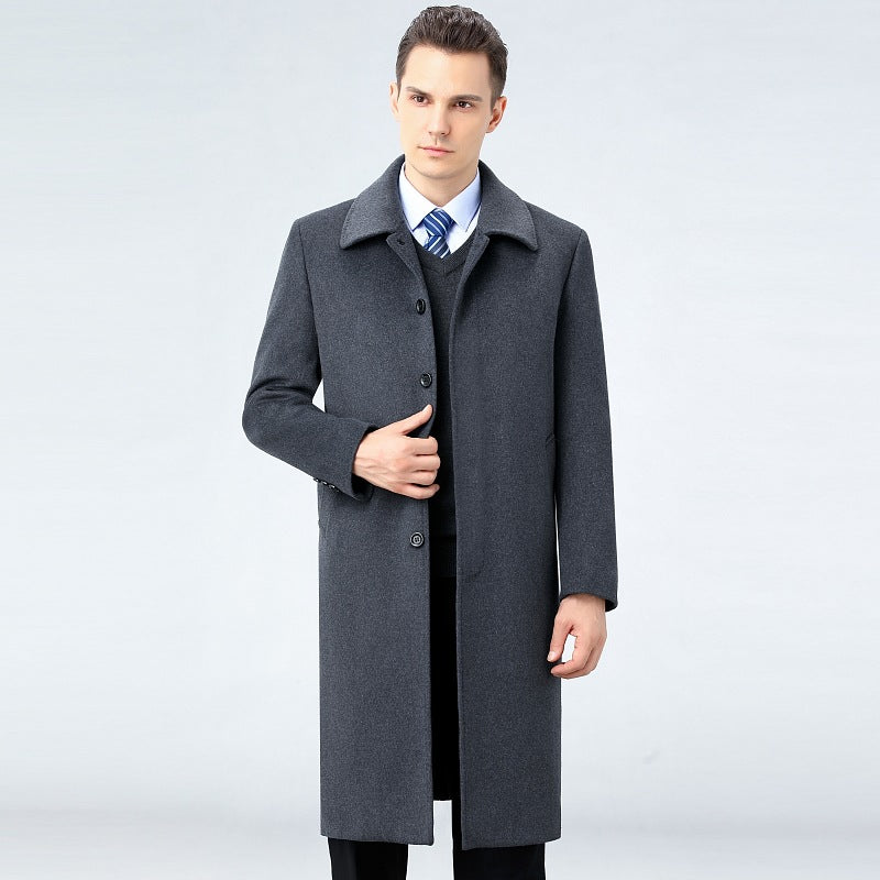 Middle Aged Business Casual Warm Coat - WOMONA.COM