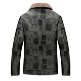 Men's Middle-aged And Elderly Leather Jacket - WOMONA.COM