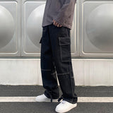 Men Wide Leg Jeans Hip Hop Casual - WOMONA.COM
