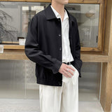 Men's short work jacket casual and minimalist trend - WOMONA.COM