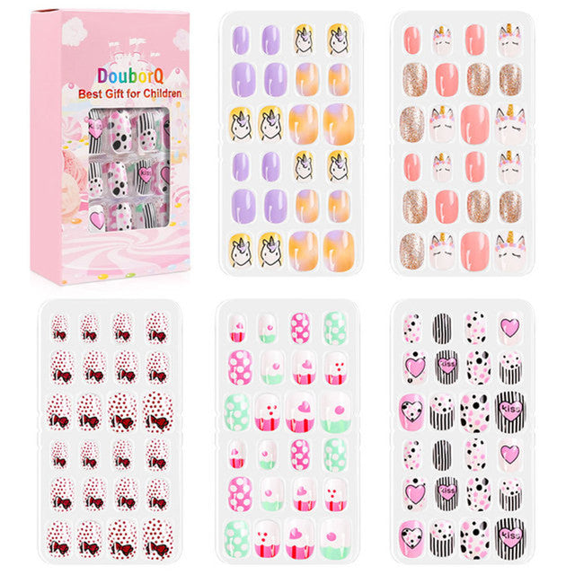 New Cartoon Candy Children's Nails - WOMONA.COM