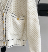 Hepburn Style Small Fragrance Sweater Cardigan - WOMONA.COM