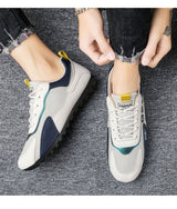 Men's All-match Casual Low-top Flat Sneakers - WOMONA.COM