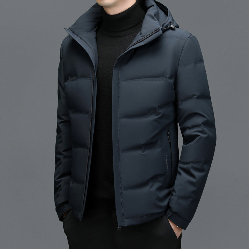 Men's Thick Down Jacket Detachable - WOMONA.COM