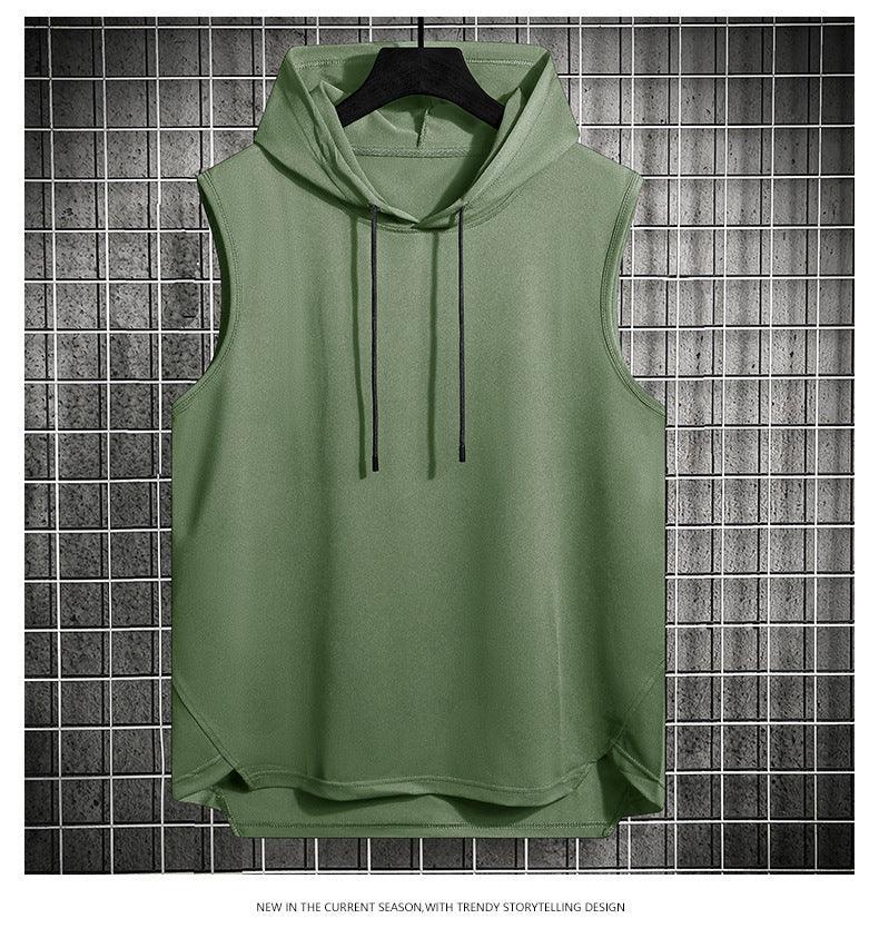 Casual Loose-fitting Hoodie Sweater Vest - WOMONA.COM