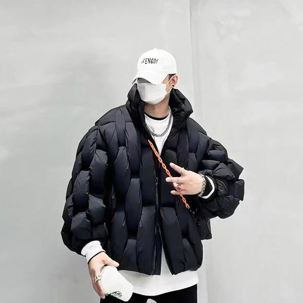 Men's Winter Cotton Dress Thick Warm - WOMONA.COM