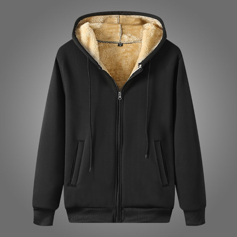 Loose And Warm Lamb Wool Cotton-padded Jacket - WOMONA.COM