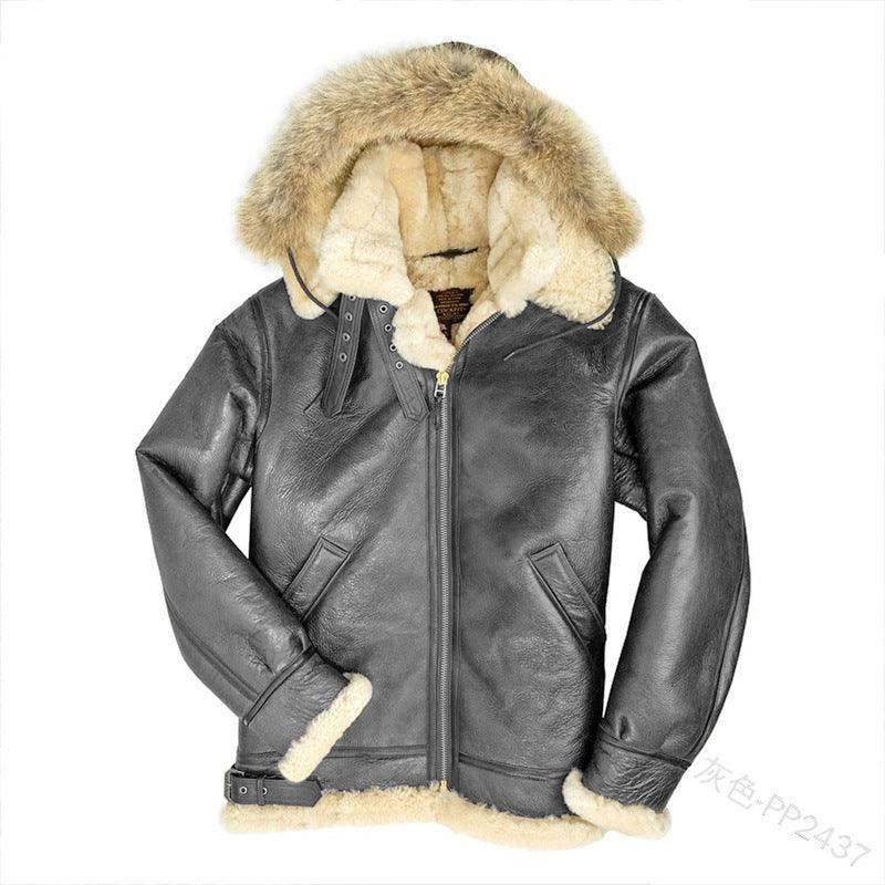 Fur Integrated Padded Jacket New Coat Men - WOMONA.COM