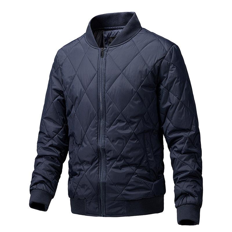 Solid Color Cotton-padded Coat - WOMONA.COM