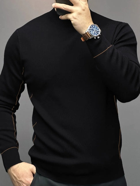Contrast Knit Sweater – product image 1