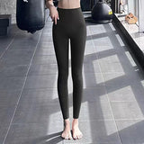 Fleece Thickened Leggings Winter - WOMONA.COM