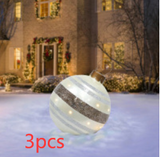 Christmas Ornament Ball Outdoor Pvc 60CM Inflatable Decorated Ball - WOMONA.COM