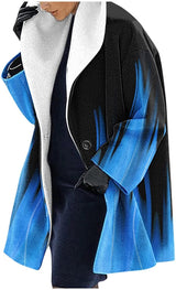 Mid-length Fall And Winter Lapels Loose Casual Hooded Coat - WOMONA.COM