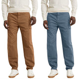 Casual Trousers With Pocket Straight Loose Cargo Pants For Men - WOMONA.COM