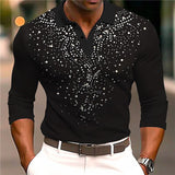 Men's Casual Printed 3D Polo Shirt Outdoor Leisure Daily - WOMONA.COM