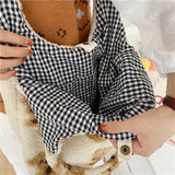 Cute Bear Print Winter Lamb Shoulder Bag - WOMONA.COM