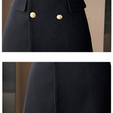 English Style Small Man Medium Long Coat