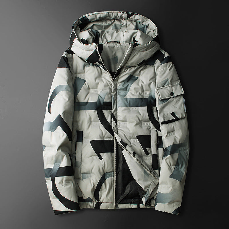 Hooded Cold-Weather Down Jacket