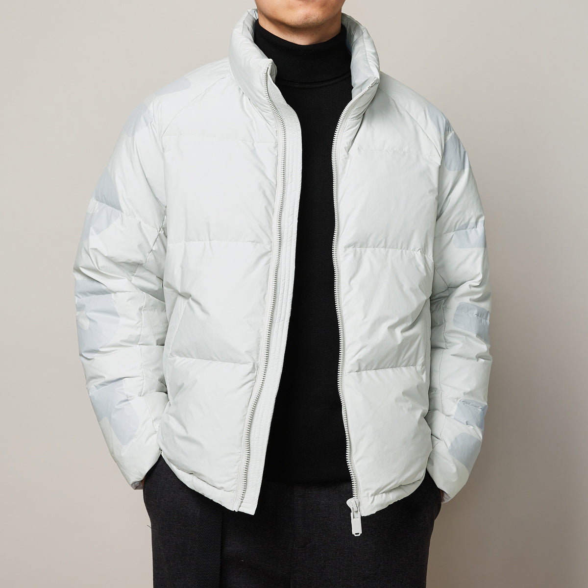 Men's Contrast Printing Down Jacket - product image 11