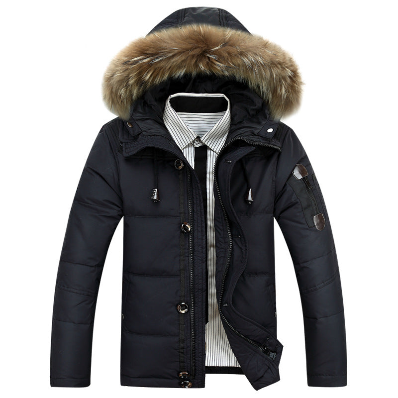 Men's Korean-Style Thick Down Jacket