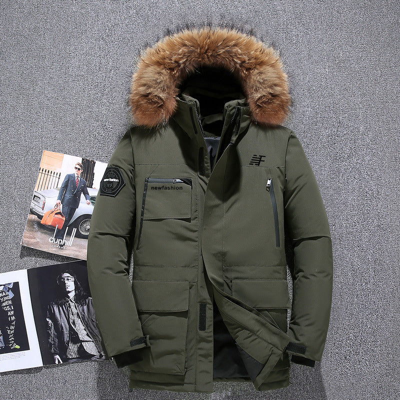 Men's Thick Cold-Weather Down Jacket