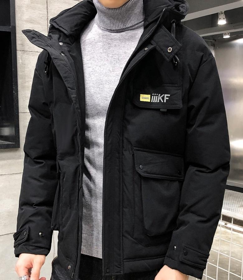 Men's Zip-Front Insulated Puffer Jacket