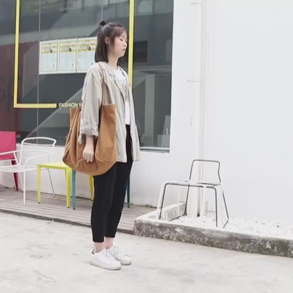 Women's Handbags High Capacity Shoulder Bags for Shopping Canvas Totes