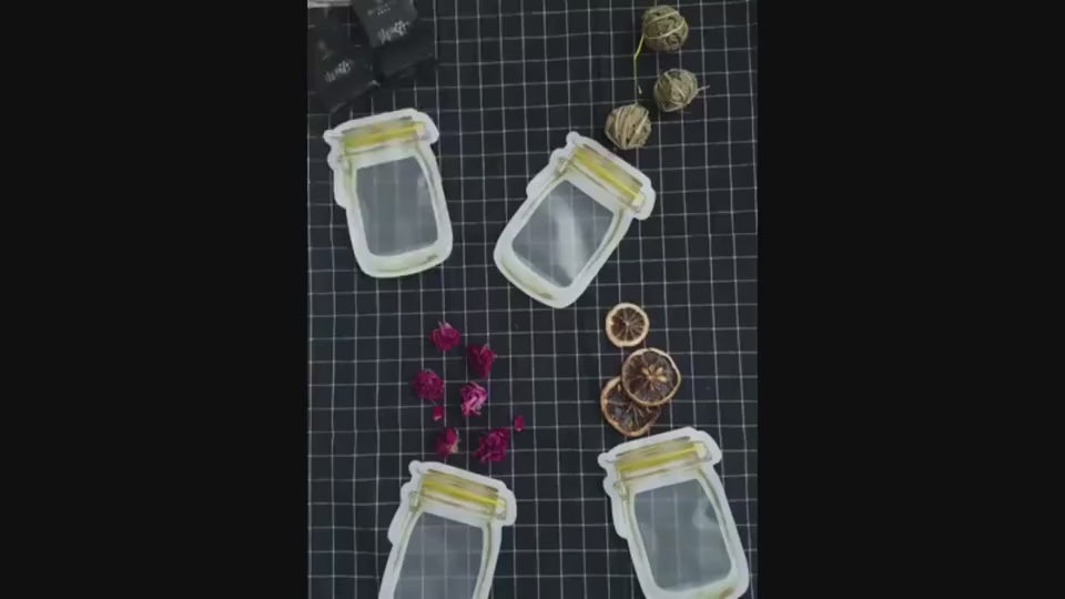 Reusable Snack Storage Bag Nut Biscuit Waterproof