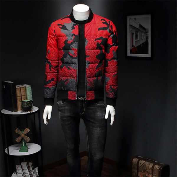 Red & Yellow White-Duck-Down Winter Jacket - product image 10