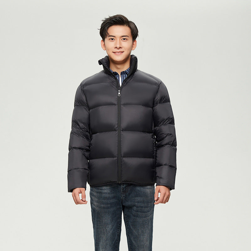 Thick White-Duck-Down Sports Jacket