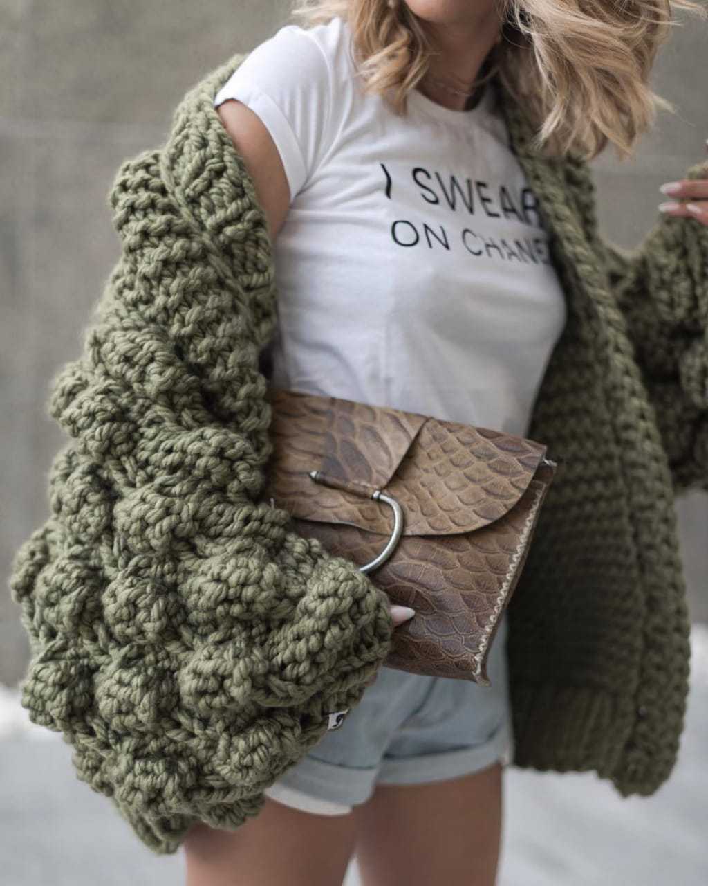 Women's Lantern-Sleeve Cardigan - product image 2