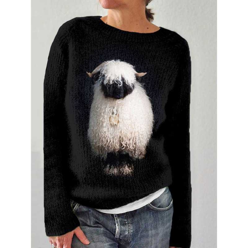 Women's Patterned Casual Pullover Sweater - product image 10